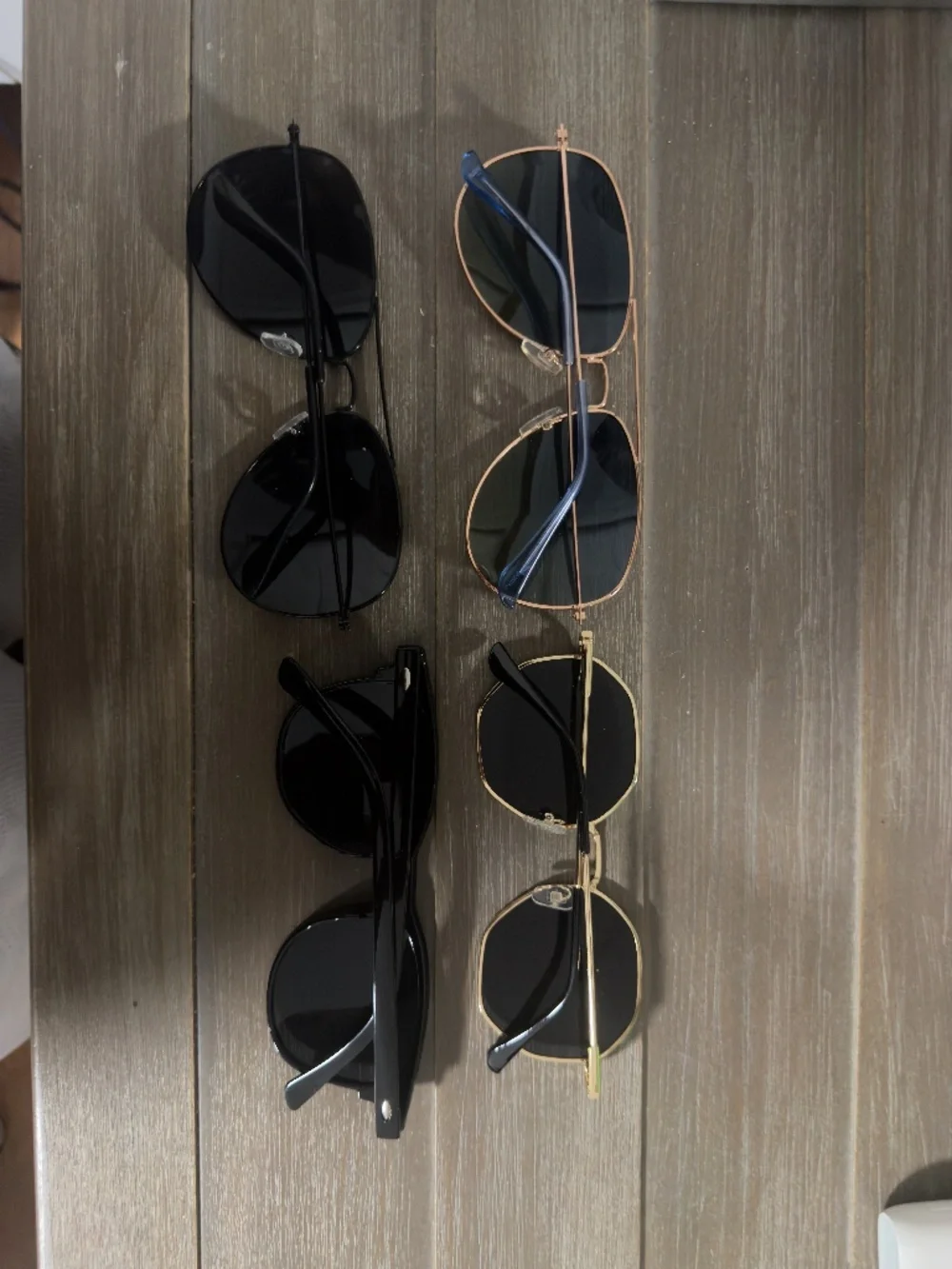 4 Pack of Stylish Sunglasses - Used - Fake